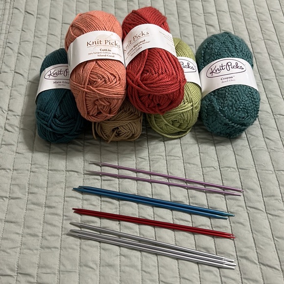 Six Knit Picks Yarns and Knitting Needles - Picture 1 of 15